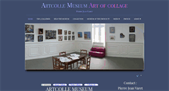 Desktop Screenshot of international.artducollage.com
